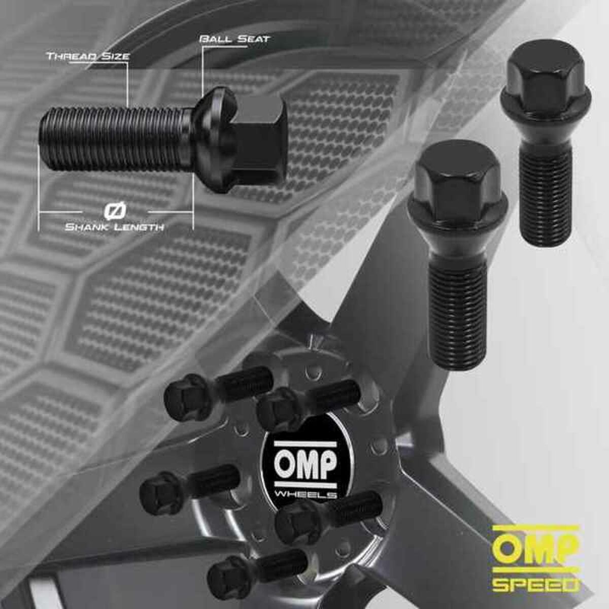 Set vijaka OMP OMPS09591401 M14 x 1,50 4 uds